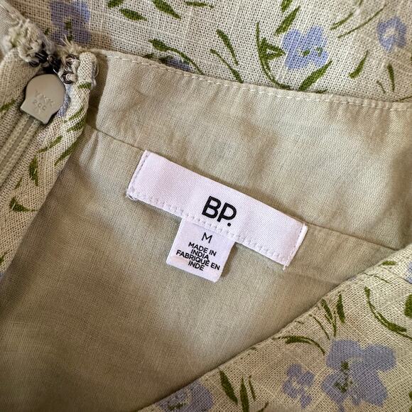 BP Green Floral Halter Mini Dress - Picture 5 of 7